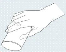 미켈란젤로 Lateral power grip 자세